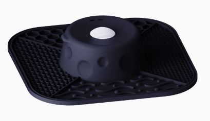[Upgraded] 2-in-1 Slow Feeder & Anxiety Relief Lick Mat for Dogs & Cats